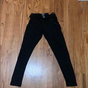 Black stretchy pants